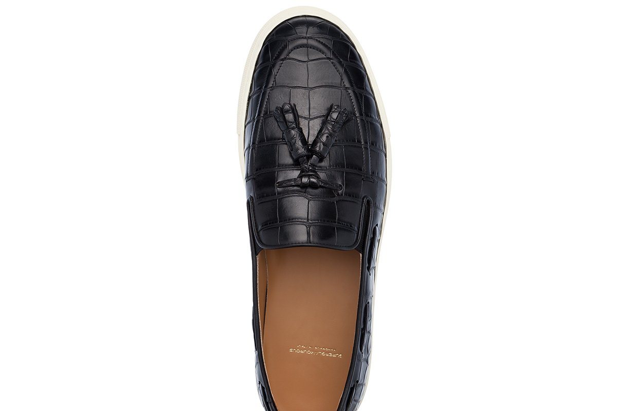 PHILIPPE CROCODILE BLACK SKATE