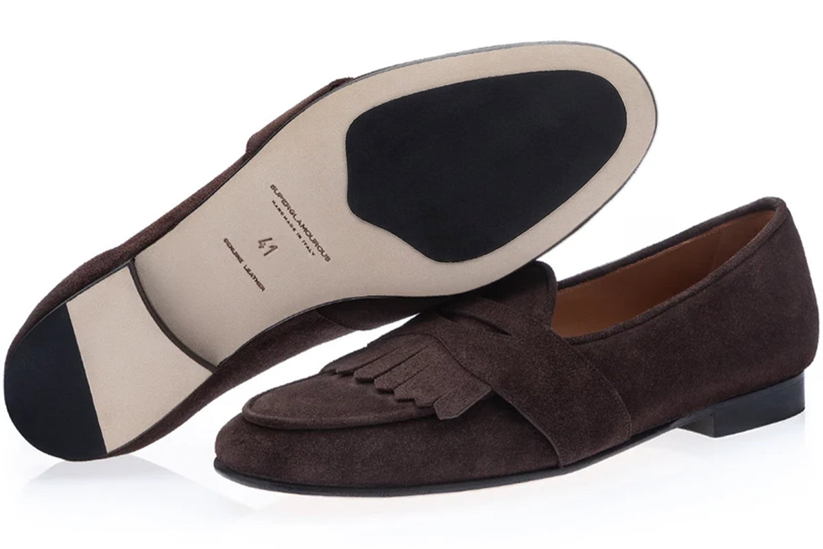 TANGERINE 10 GORAIN COCOA BELGIAN LOAFERS
