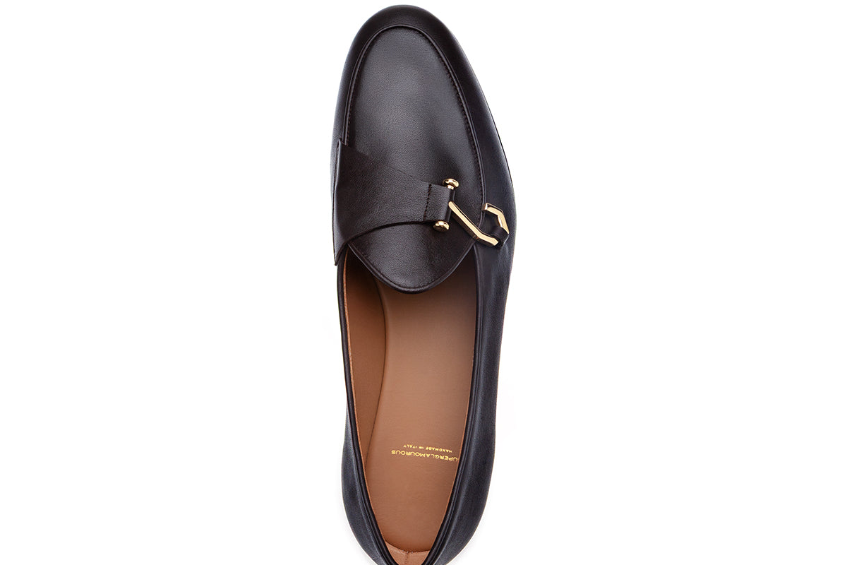 TANGERINE 16 GUANTO COCOA BELGIAN LOAFERS